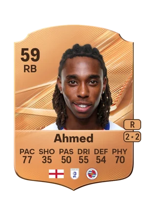 Ahmed - 59 - Rare EA FC 27 card