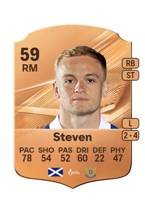 Steven - 59 - Rare EA FC 27 card