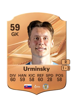 Urminsky - 59 - Rare EA FC 27 card