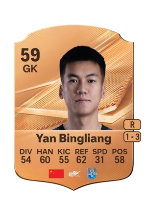 Yan Bingliang - 59 - Rare EA FC 27 card