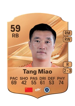 Tang Miao - 59 - Rare EA FC 27 card
