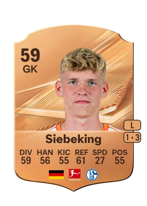 Siebeking - 59 - Rare EA FC 27 card