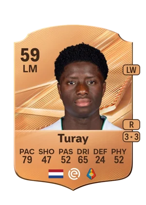 Turay - 59 - Rare EA FC 27 card