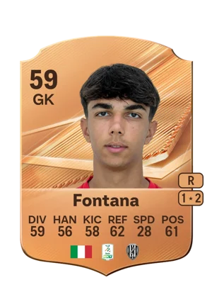 Fontana - 59 - Rare EA FC 27 card