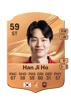 Han Ji Ho - 59 - Rare EA FC 27 card