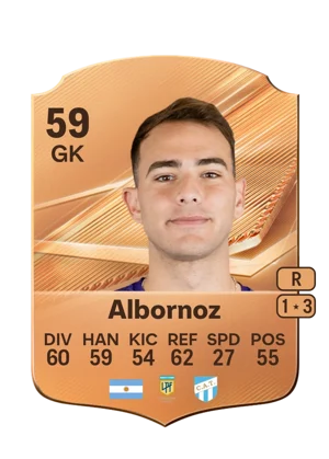 Albornoz - 59 - Rare EA FC 27 card