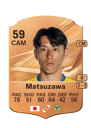 Matsuzawa - 59 - Rare EA FC 27 card