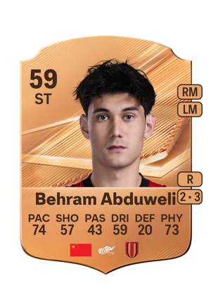Behram Abduweli - 59 - Rare EA FC 27 card