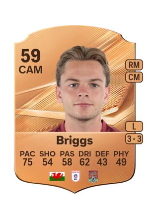 Briggs - 59 - Rare EA FC 27 card
