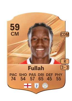 Fullah - 59 - Rare EA FC 27 card