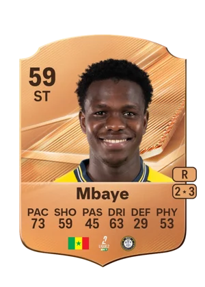 Mbaye - 59 - Rare EA FC 27 card