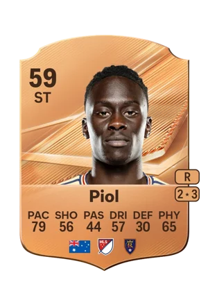 Piol - 59 - Rare EA FC 27 card
