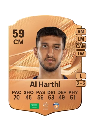 Al Harthi - 59 - Rare EA FC 27 card