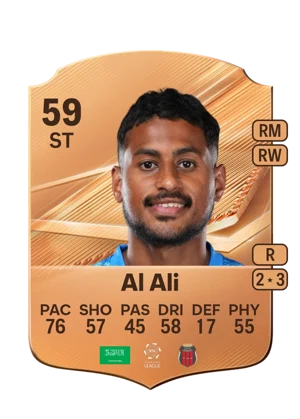 Al Ali - 59 - Rare EA FC 27 card