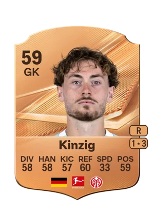 Kinzig - 59 - Rare EA FC 27 card