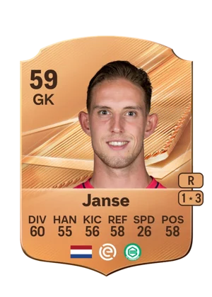 Janse - 59 - Rare EA FC 27 card