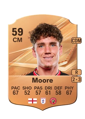 Moore - 59 - Rare EA FC 27 card