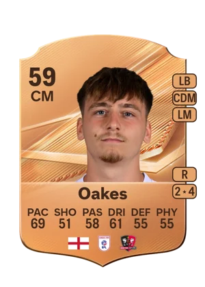 Oakes - 59 - Rare EA FC 27 card