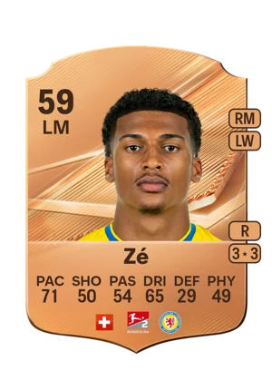 Zé - 59 - Rare EA FC 27 card