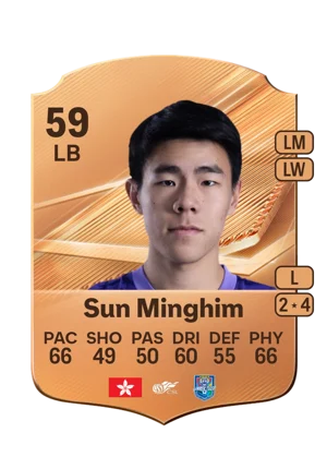 Sun Minghim - 59 - Rare EA FC 27 card