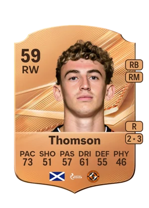 Thomson - 59 - Rare EA FC 27 card