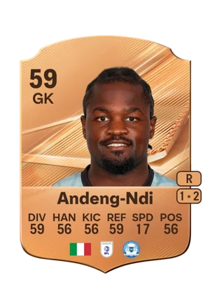 Andeng-Ndi - 59 - Rare EA FC 27 card