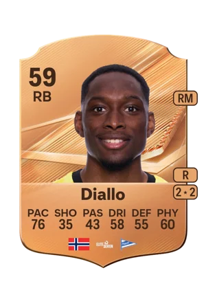 Diallo - 59 - Rare EA FC 27 card