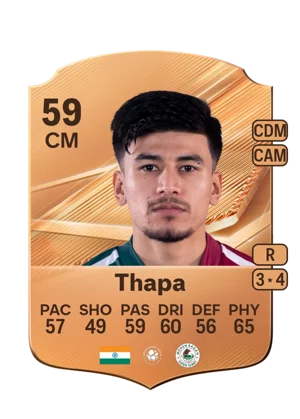 Thapa - 59 - Rare EA FC 27 card