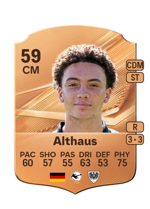 Althaus - 59 - Rare EA FC 27 card