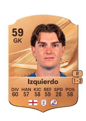 Izquierdo - 59 - Rare EA FC 27 card