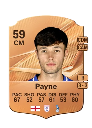 Payne - 59 - Rare EA FC 27 card