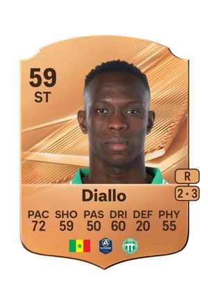 Diallo - 59 - Rare EA FC 27 card