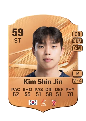 Kim Shin Jin - 59 - Rare EA FC 27 card