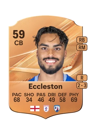 Eccleston - 59 - Rare EA FC 27 card