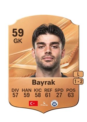 Bayrak - 59 - Rare EA FC 27 card