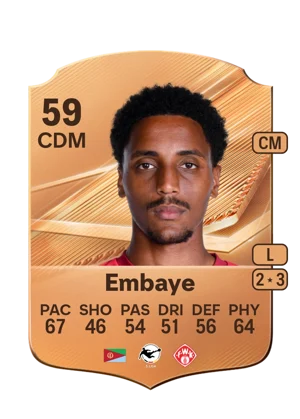 Embaye - 59 - Rare EA FC 27 card