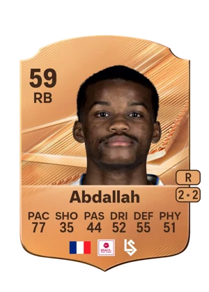 Abdallah - 59 - Rare EA FC 27 card