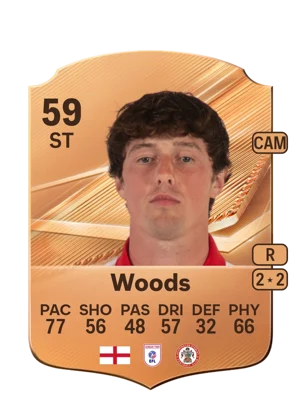 Woods - 59 - Rare EA FC 27 card