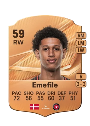 Emefile - 59 - Rare EA FC 27 card
