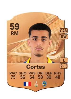 Cortes - 59 - Rare EA FC 27 card