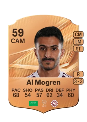 Al Mogren - 59 - Rare EA FC 27 card