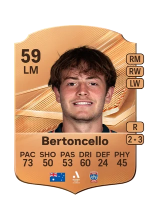Bertoncello - 59 - Rare EA FC 27 card