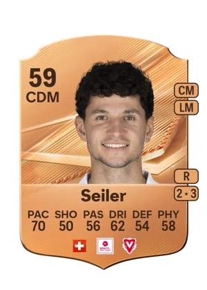 Seiler - 59 - Rare EA FC 27 card