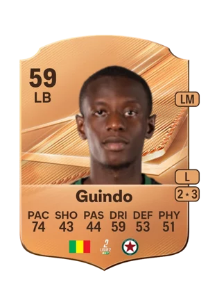 Guindo - 59 - Rare EA FC 27 card