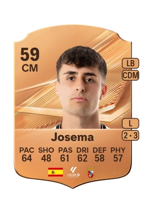 Josema - 59 - Rare EA FC 27 card