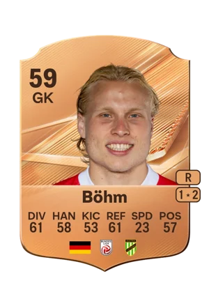 Böhm - 59 - Rare EA FC 27 card