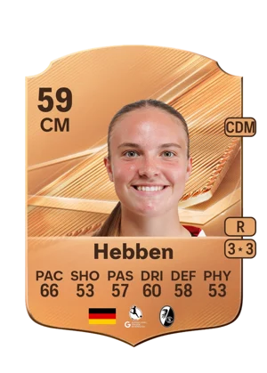 Hebben - 59 - Rare EA FC 27 card