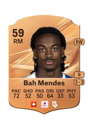 Bah Mendes - 59 - Rare EA FC 27 card