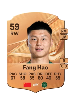 Fang Hao - 59 - Rare EA FC 27 card