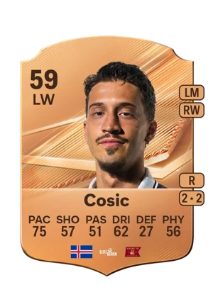 Cosic - 59 - Rare EA FC 27 card